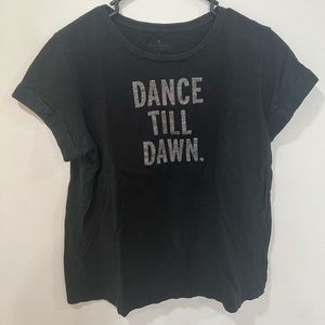 Kate Spade “Dance Till Dawn” tshirt
